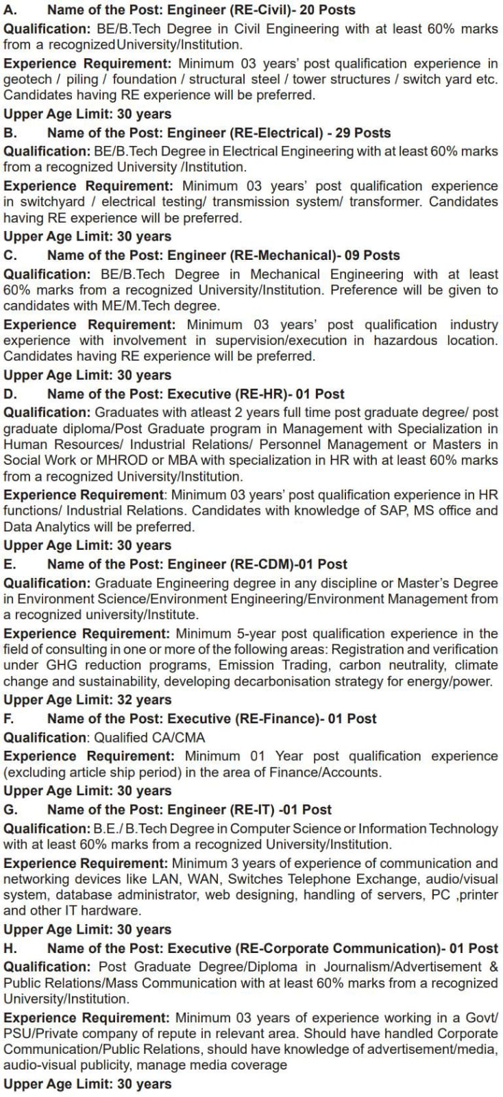 NTPC Recruitment 2024