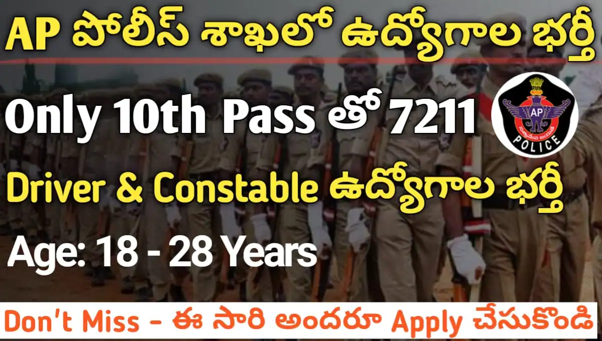 AP Police Recruitment 2024